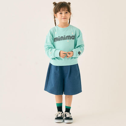 刺繡拼接套頭衫