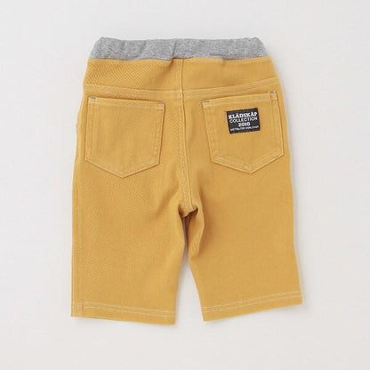 電車刺繡六分褲