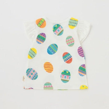 【コロボックル】《伊蘇》印花短袖長款上衣