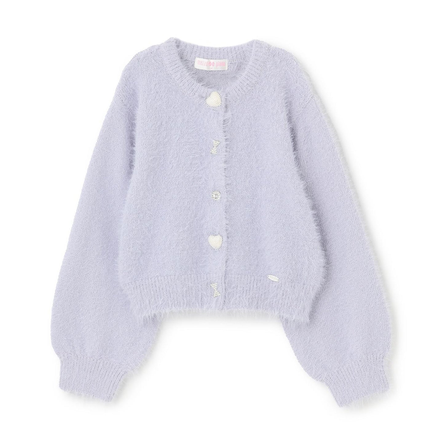 亮片長毛針織開衫