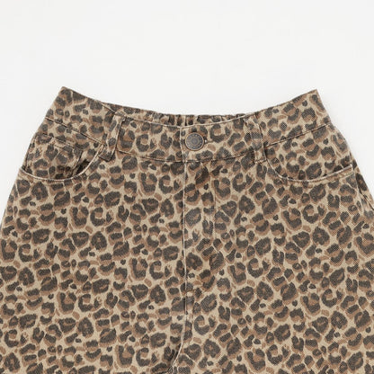 【LTXC】豹紋長款寬腿褲