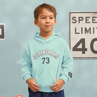 Logo印花連帽衛衣