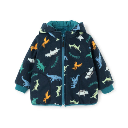恐龍雙面可穿中棉夾克