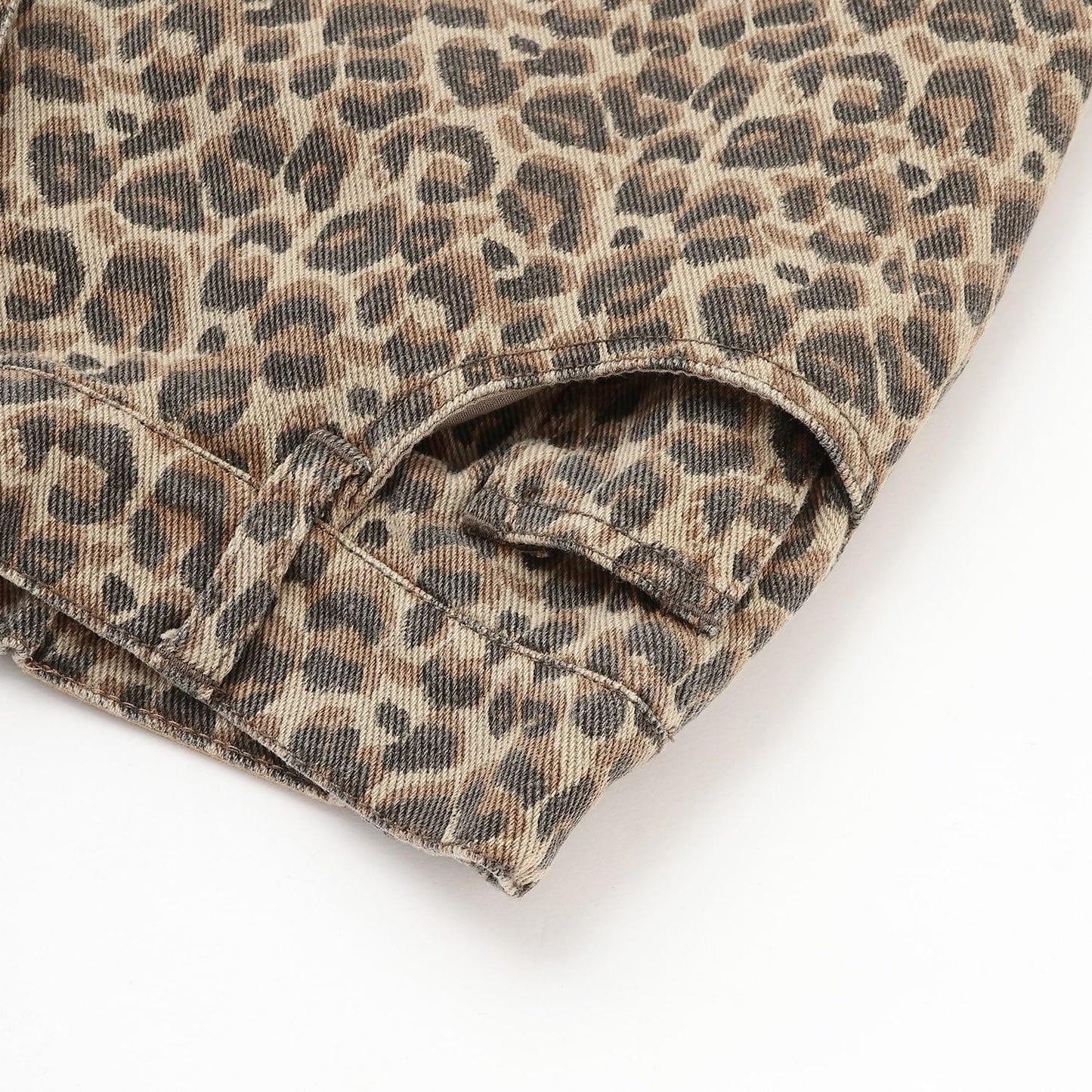 【LTXC】豹紋長款寬腿褲