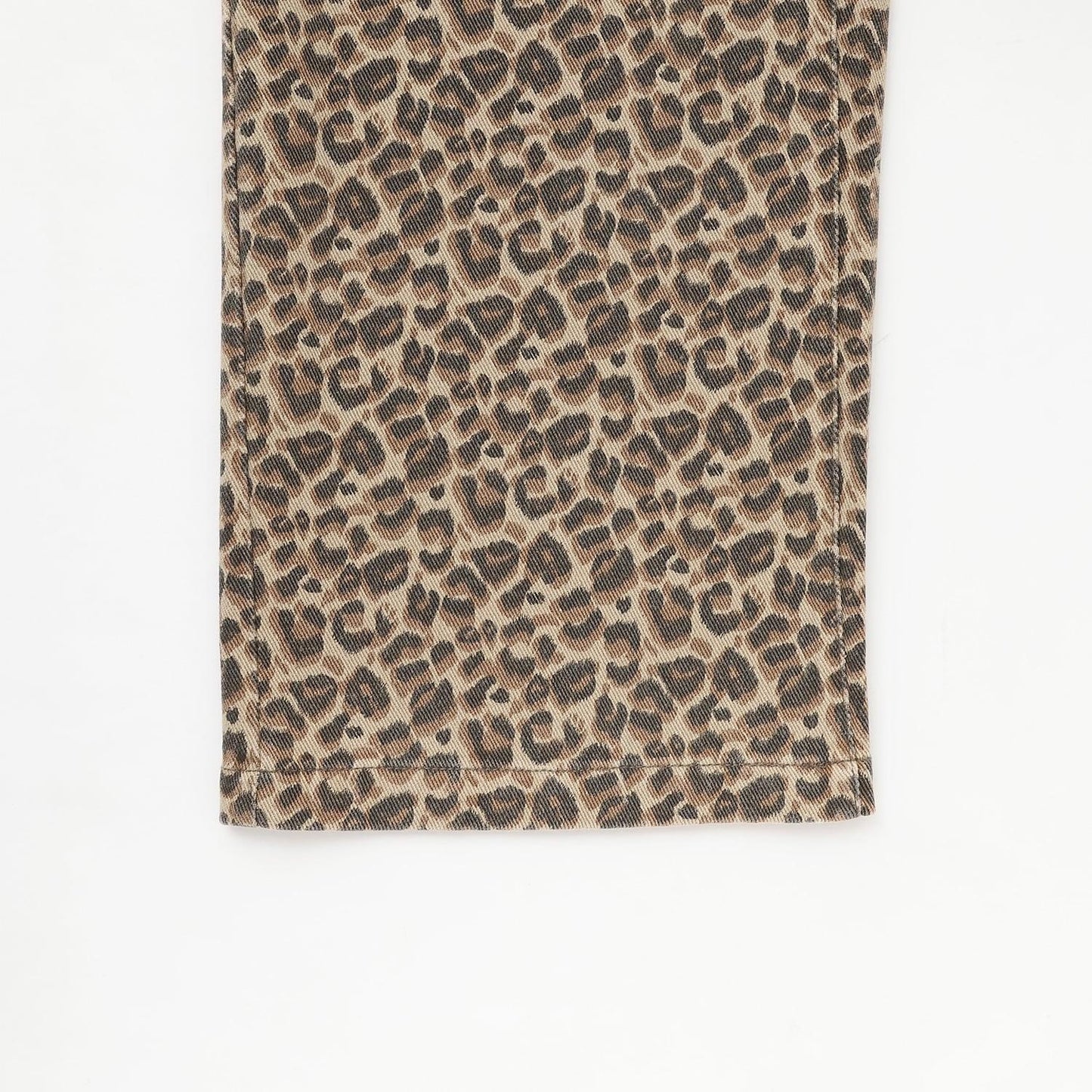 【LTXC】豹紋長款寬腿褲