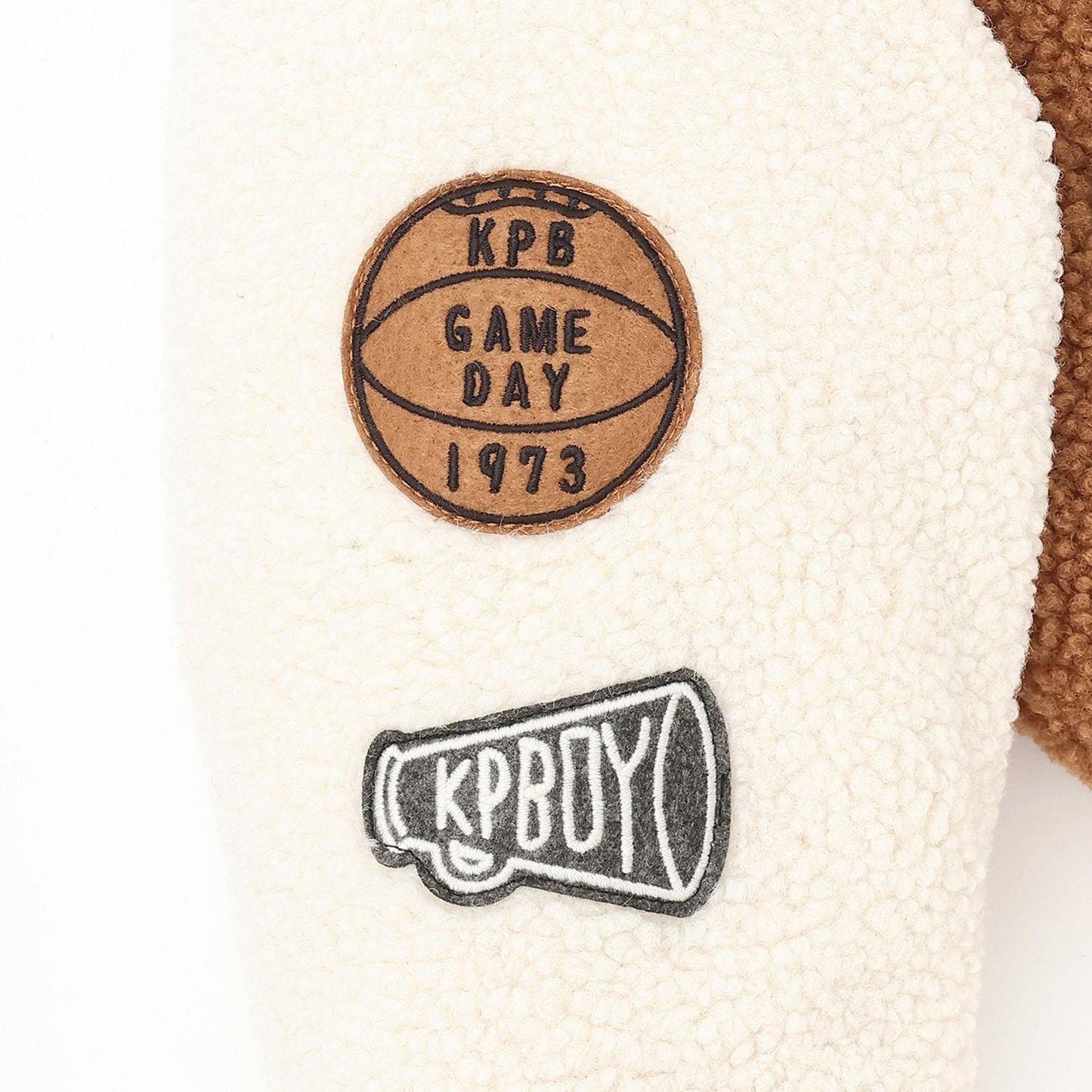 連帽拼色羊羔絨夾克