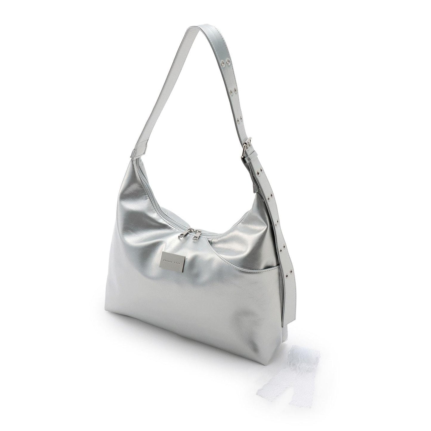 合成皮革大號單肩包