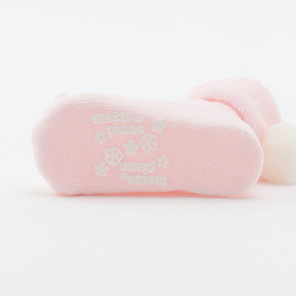 帶兔子貼布繡翻邊襪