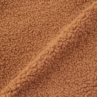 連帽拼色羊羔絨夾克