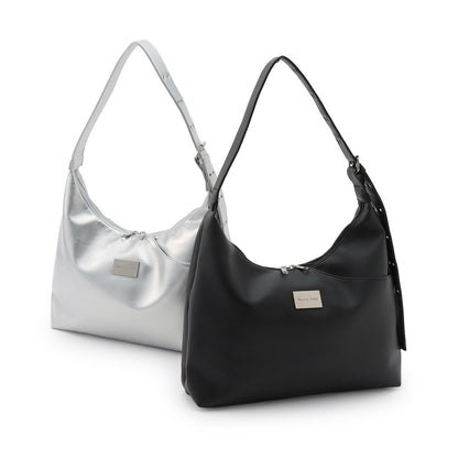 合成皮革大號單肩包