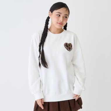 【純棉100%】加絨動物寬鬆衛衣