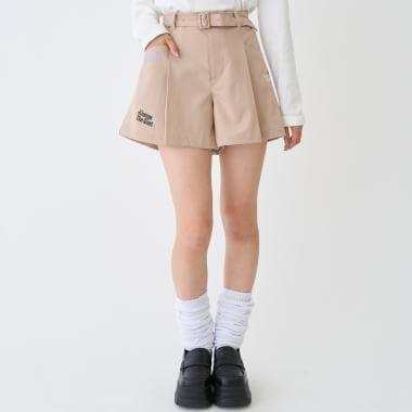 【7days】附腰帶闊腿短褲
