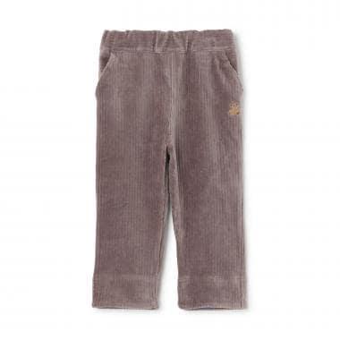 針織燈芯絨小熊褲