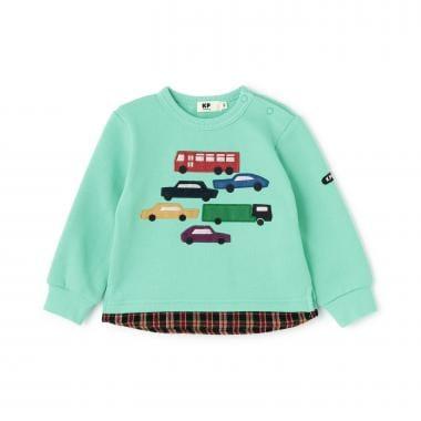 汽車圖案加絨衛衣【吸溼發熱】