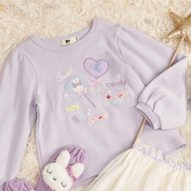 糖果刺繡衛衣【吸溼發熱】