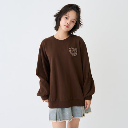 【純棉100%】加絨動物寬鬆衛衣