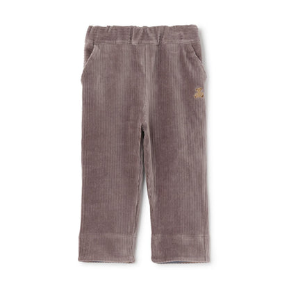 針織燈芯絨小熊褲