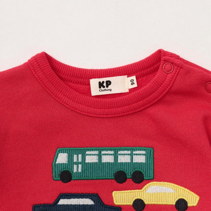 汽車圖案加絨衛衣【吸溼發熱】