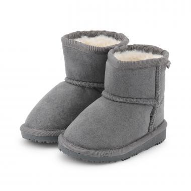 【防潑水】羊皮毛一體靴