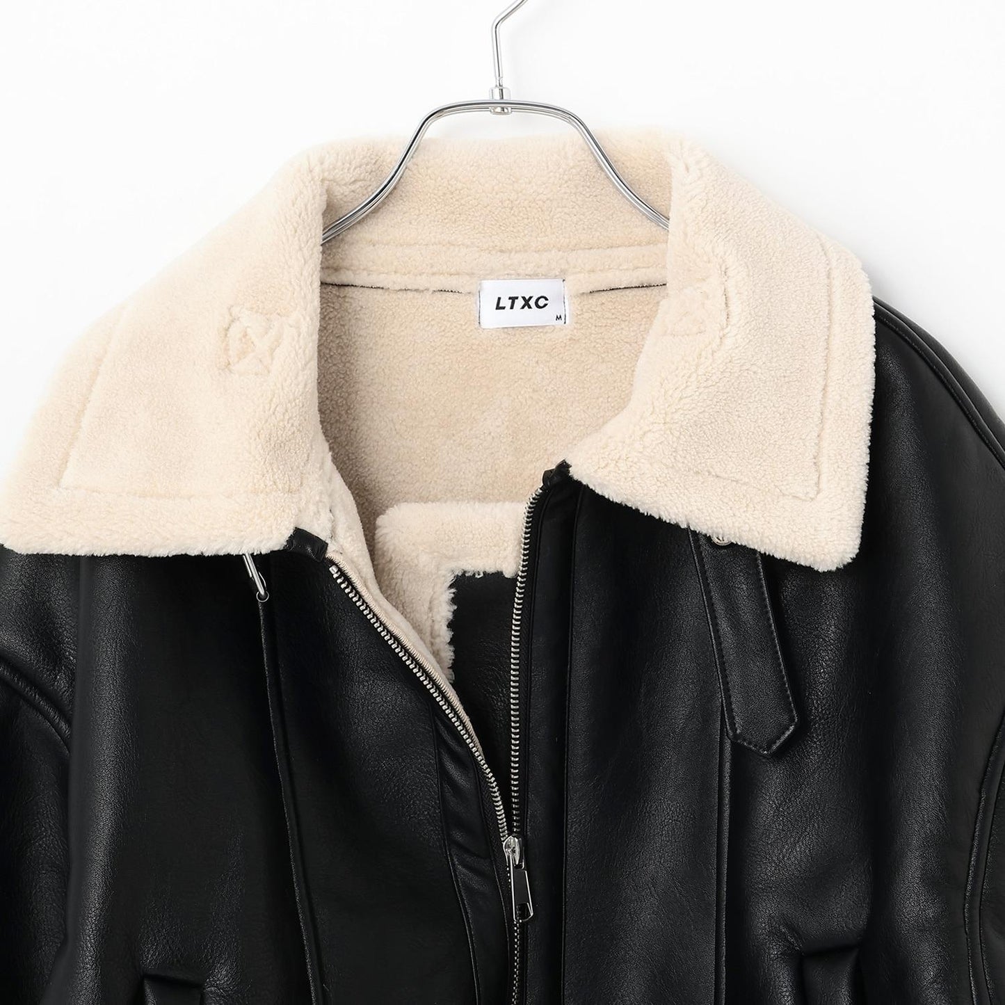 羊毛皮飛行夾克