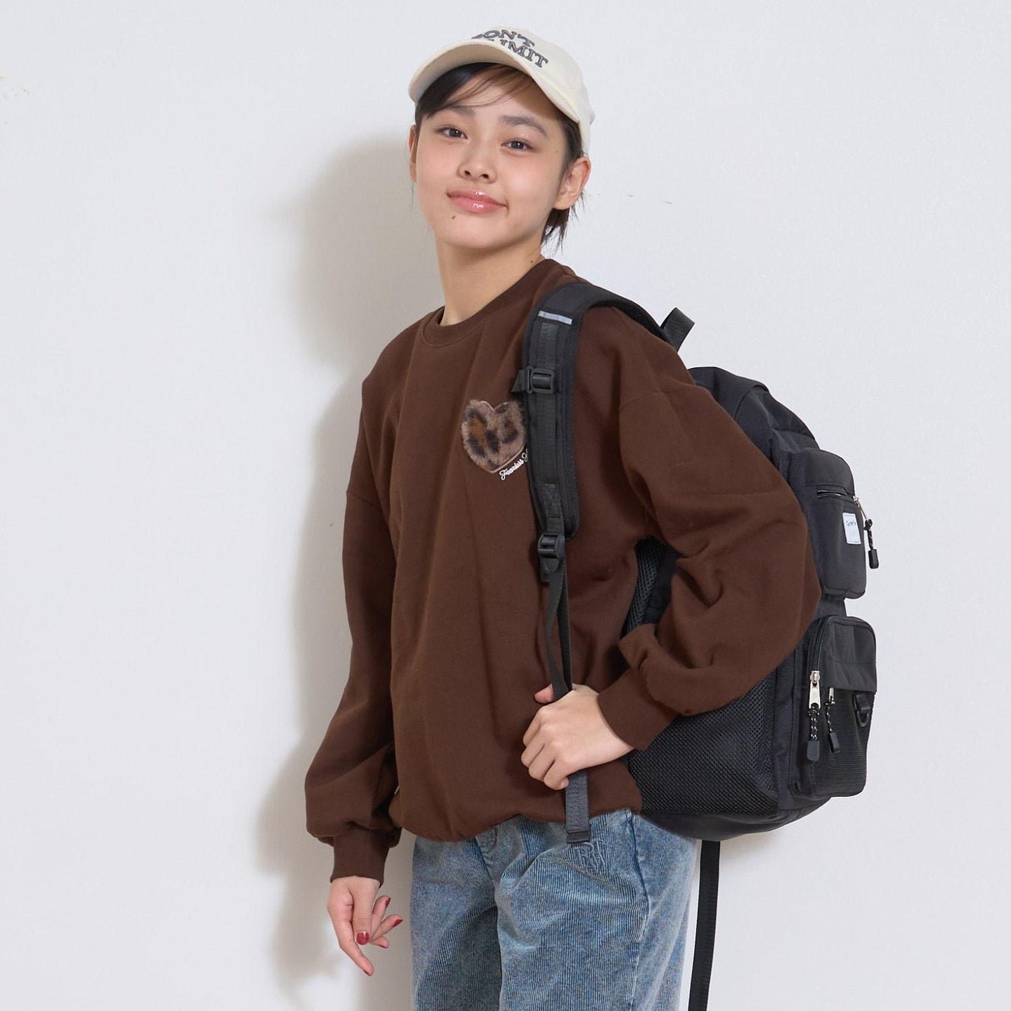 【純棉100%】加絨動物寬鬆衛衣