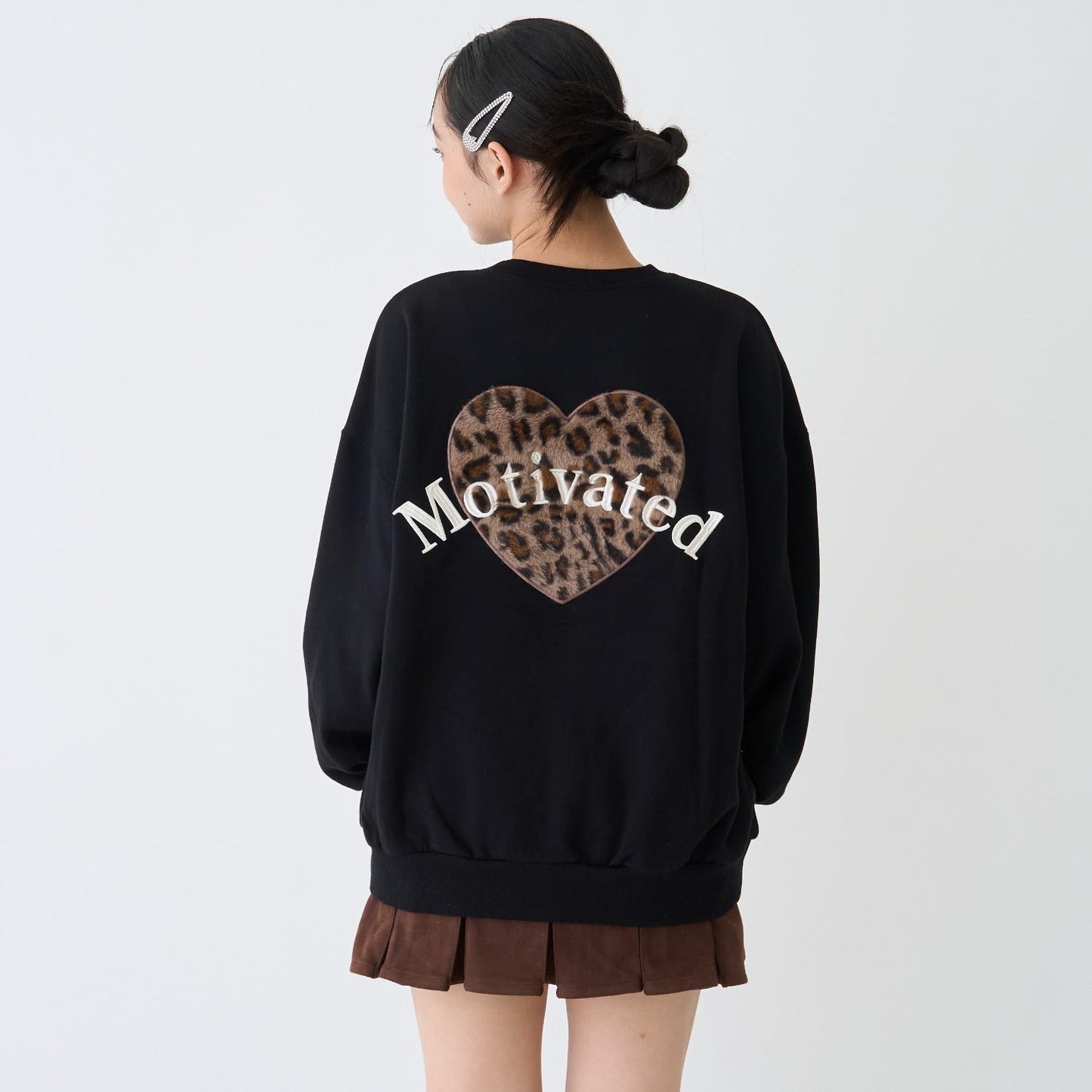 【純棉100%】加絨動物寬鬆衛衣