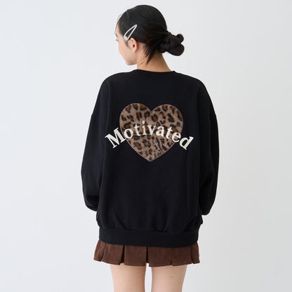 【純棉100%】加絨動物寬鬆衛衣