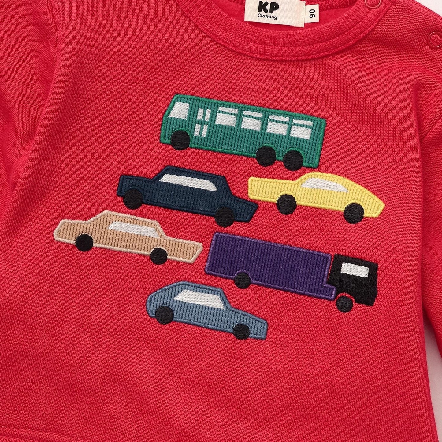 汽車圖案加絨衛衣【吸溼發熱】