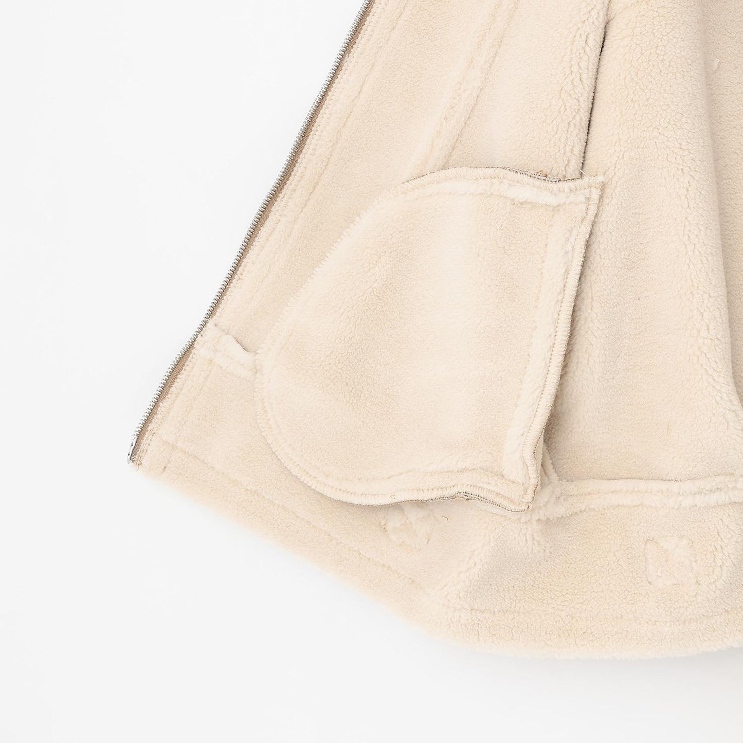 羊毛皮飛行夾克