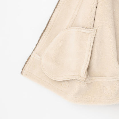 羊毛皮飛行夾克