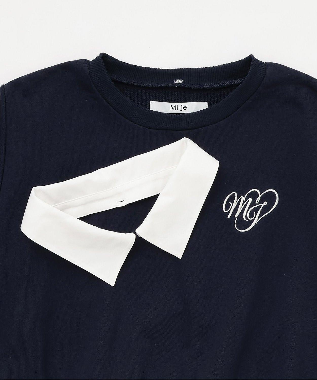 拼接荷葉邊衛衣【韓國時尚】