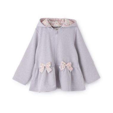 亮片內襯拉鍊連帽衛衣