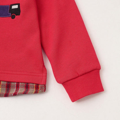 汽車圖案加絨衛衣【吸溼發熱】