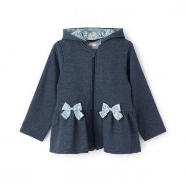 亮片內襯拉鍊連帽衛衣