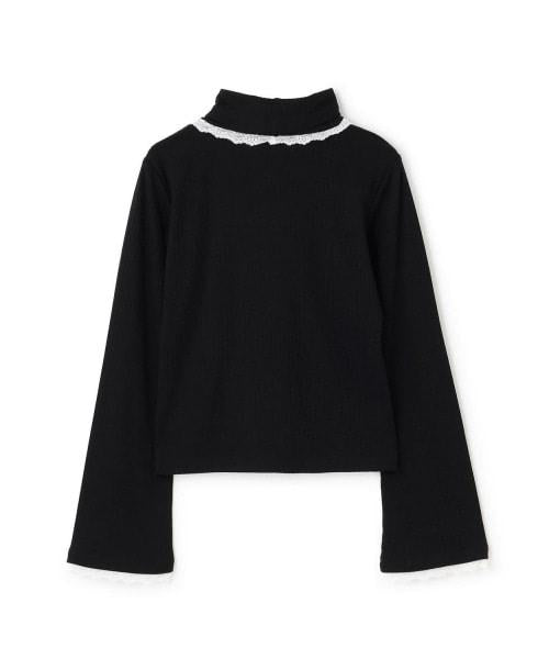 蕾絲袖內搭上衣【韓國時尚】