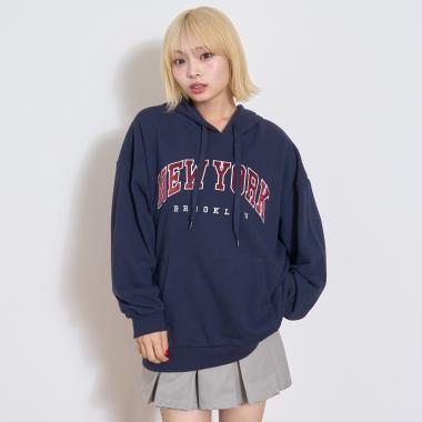 【秒可愛上衣】【LTXC】學院風寬鬆衛衣