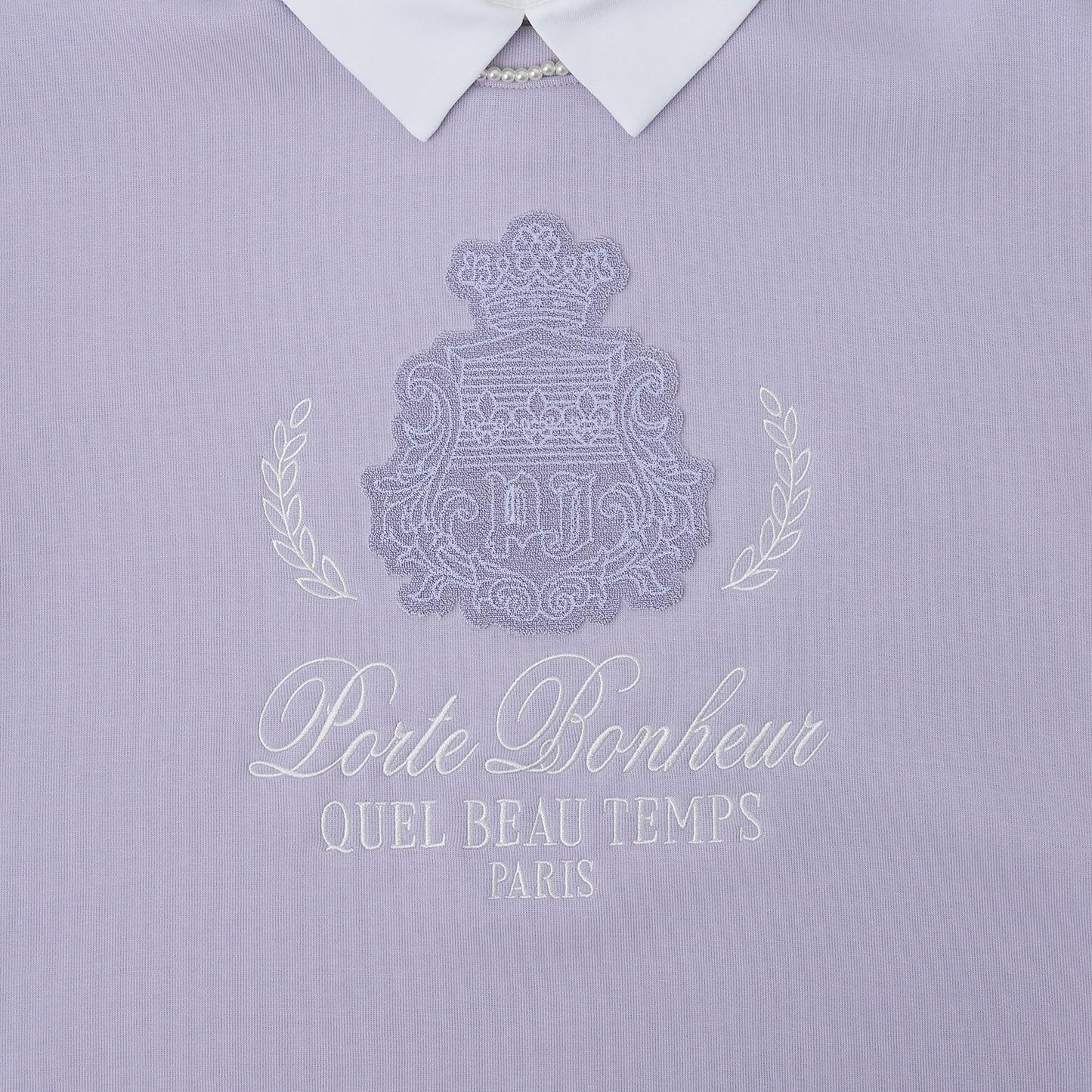 【130cm可選】帶領徽章刺繡上衣