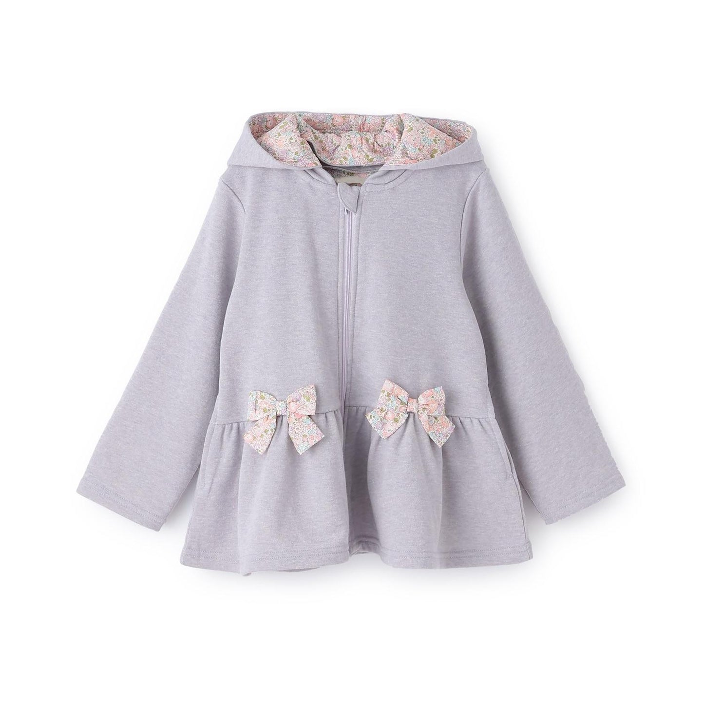 亮片內襯拉鍊連帽衛衣