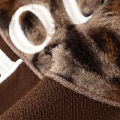 【純棉100%】加絨動物寬鬆衛衣