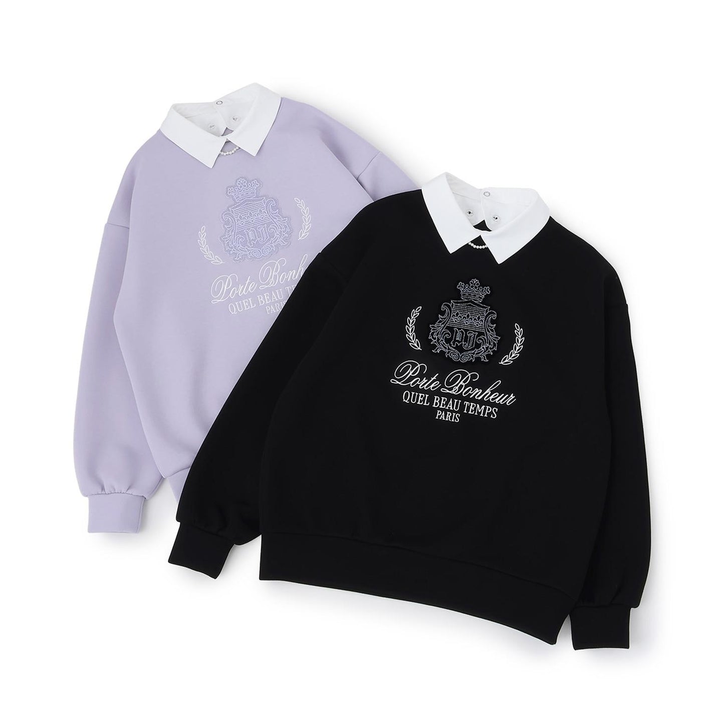 【130cm可選】帶領徽章刺繡上衣