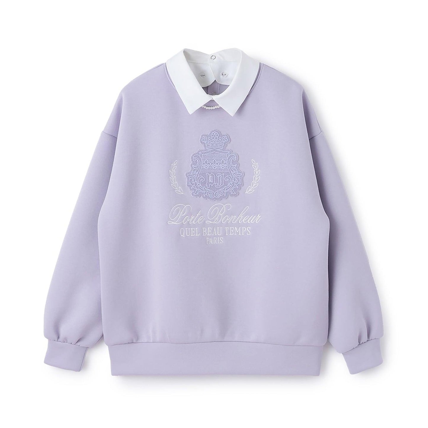 【130cm可選】帶領徽章刺繡上衣