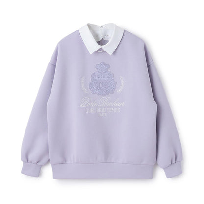 【130cm可選】帶領徽章刺繡上衣