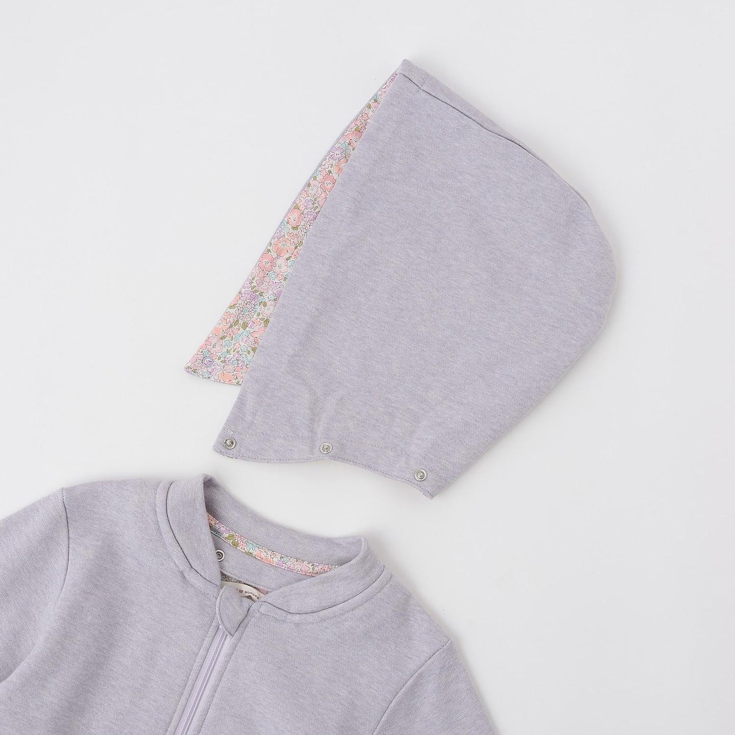 亮片內襯拉鍊連帽衛衣