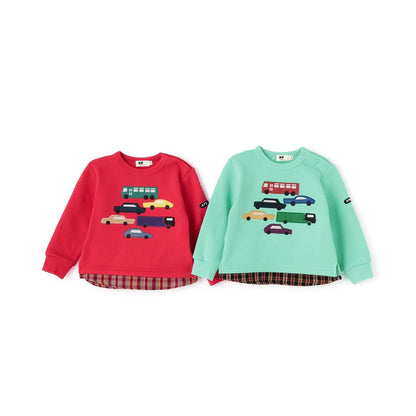 汽車圖案加絨衛衣【吸溼發熱】