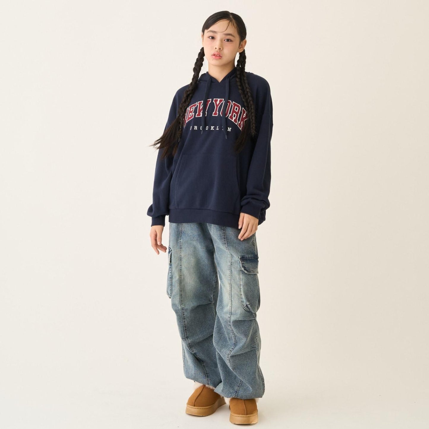 【秒可愛上衣】【LTXC】學院風寬鬆衛衣