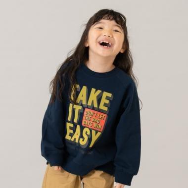 【365D.】【親子款】拼色插肩袖衛衣多款印花套頭衫/運動上衣