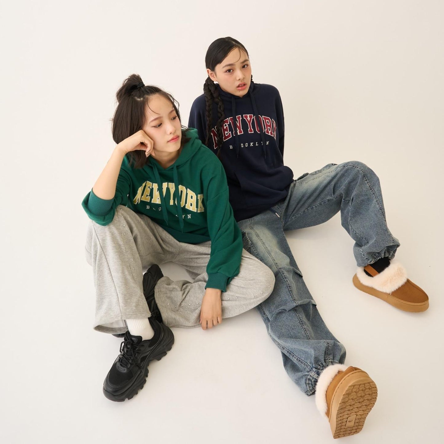 【秒可愛上衣】【LTXC】學院風寬鬆衛衣