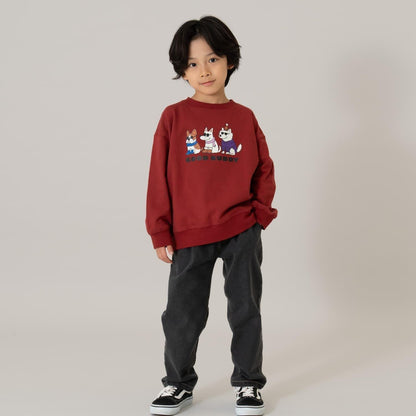 【365D.】惡搞圖案寬鬆套頭衛衣/運動衫