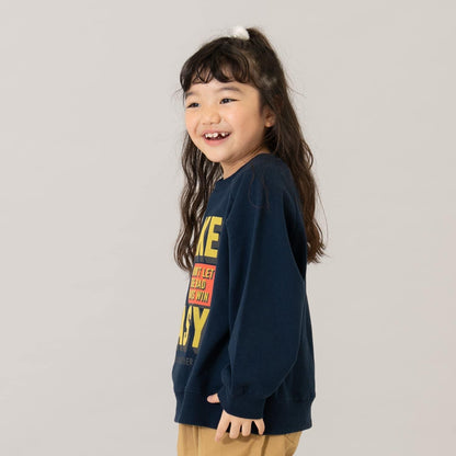 【365D.】【親子款】拼色插肩袖衛衣多款印花套頭衫/運動上衣