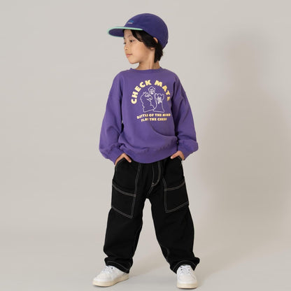 【365D.】惡搞圖案寬鬆套頭衛衣/運動衫